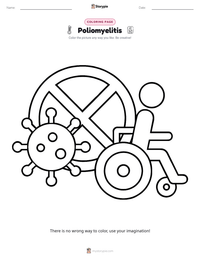 Poliomyelitis printable worksheet preview