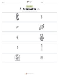 Poliomyelitis printable worksheet preview