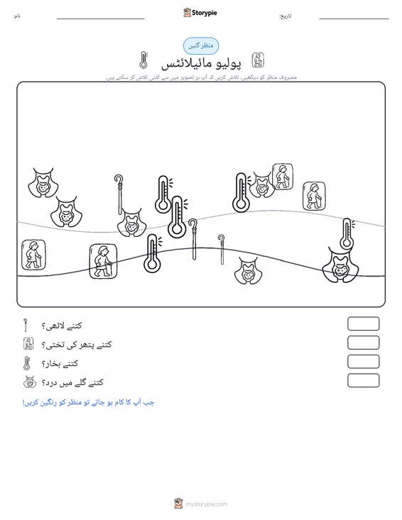 گنتی کا منظر