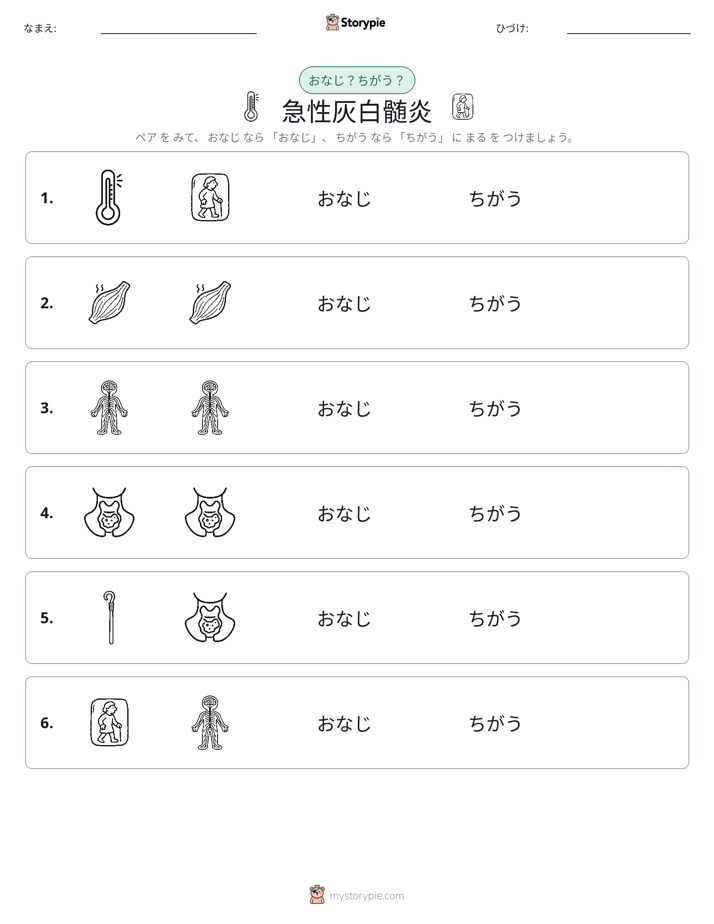 同じか違うか