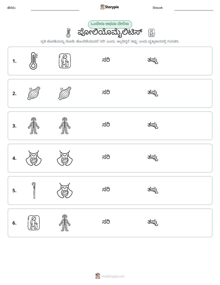 ಒಂದೇ ಅಥವಾ ವಿಭಿನ್ನ