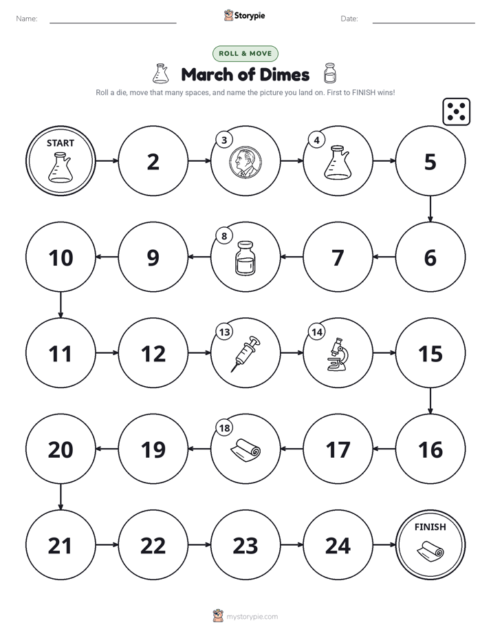 Roll & Move Game