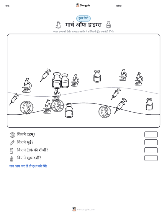 गिनती दृश्य