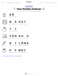 Xem trước tài liệu in sẵn Hans Christian Andersen