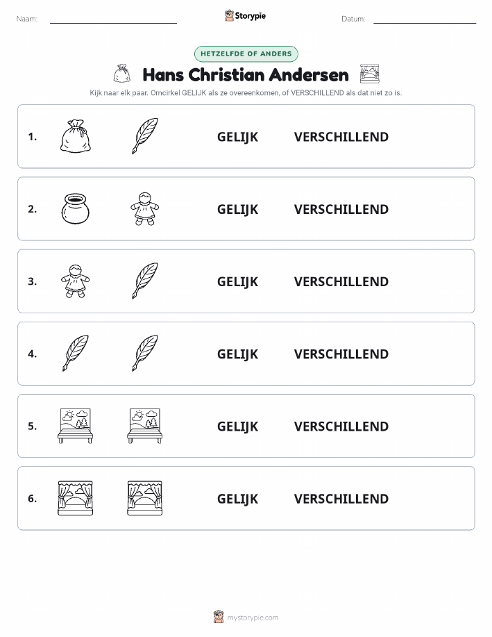 Zelfde of Verschillend