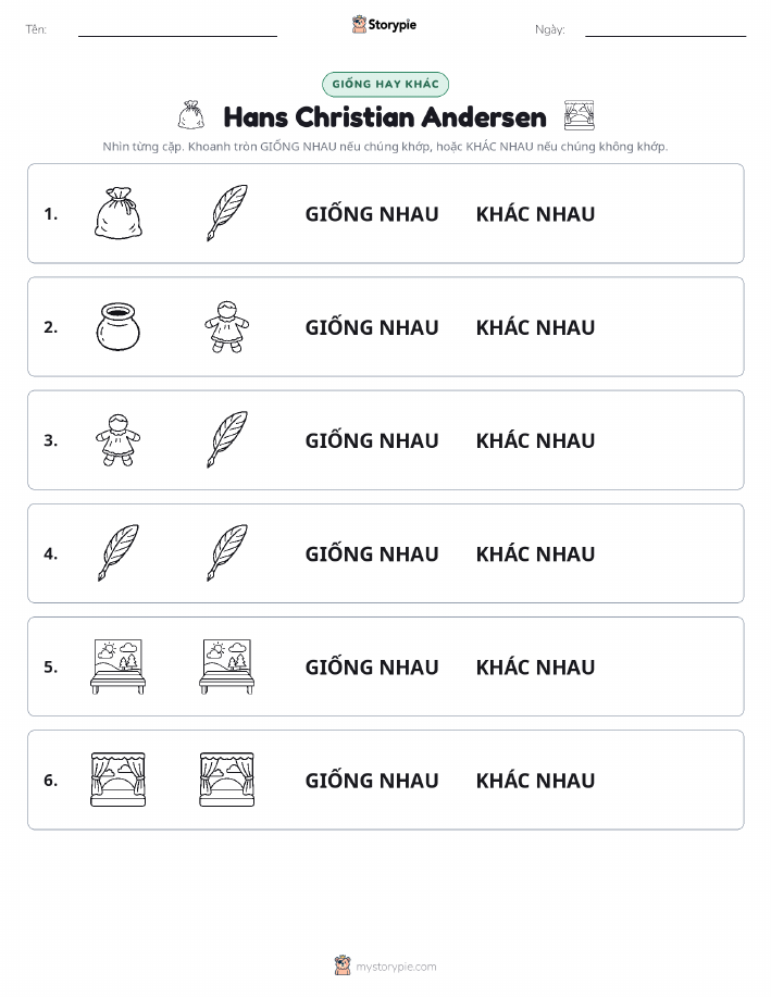 Giống Hay Khác