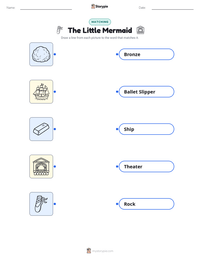 The Little Mermaid printable worksheet preview