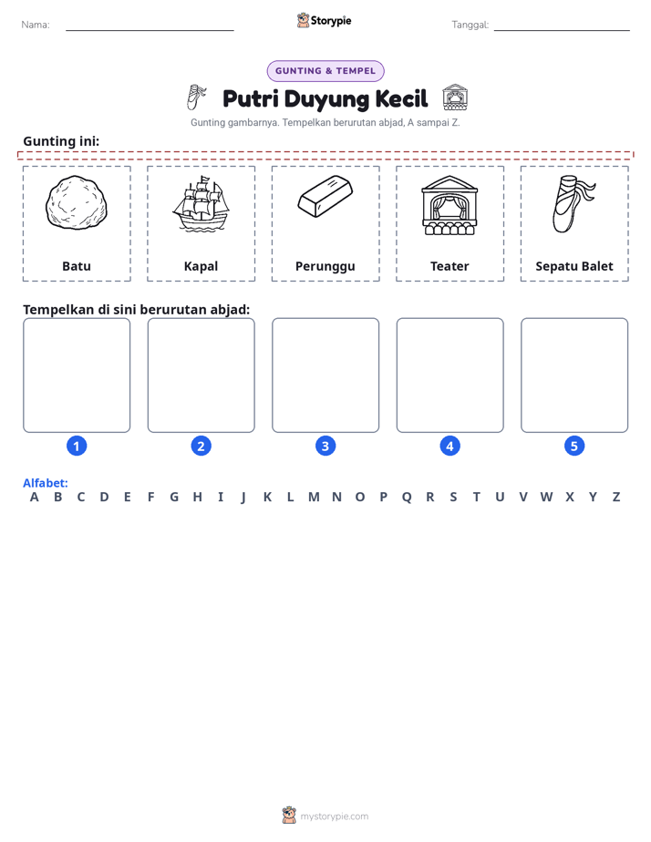 Potong & Tempel Huruf