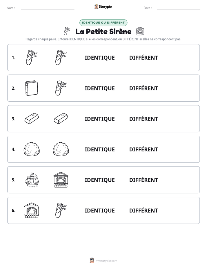 Identique ou Différent