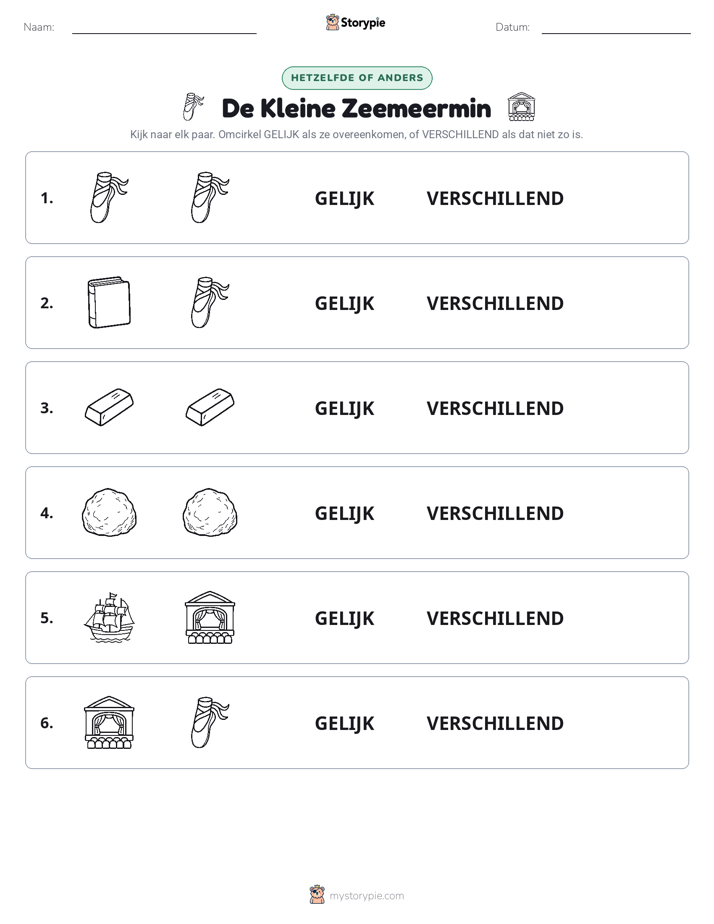 Zelfde of Verschillend