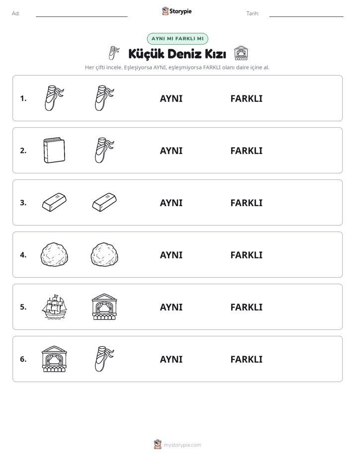 Aynı mı Farklı mı