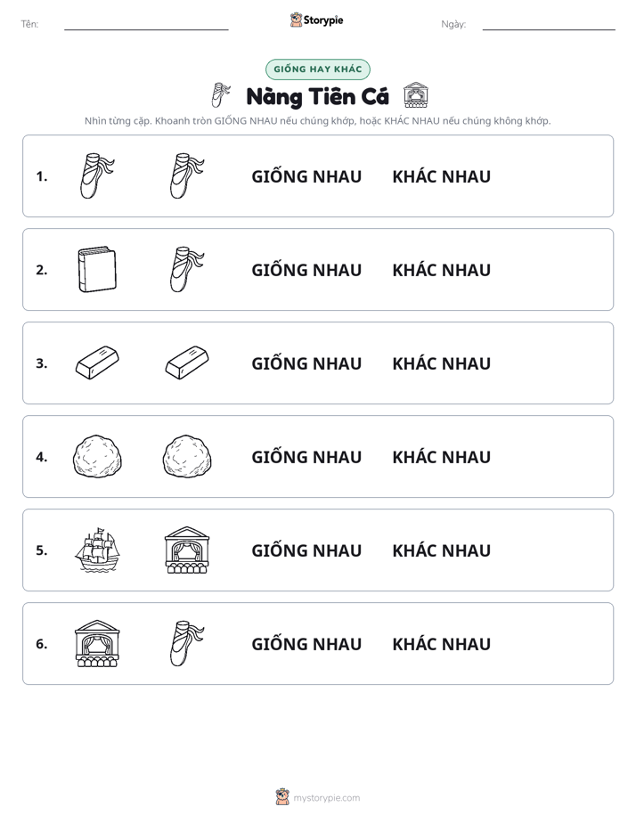 Giống Hay Khác