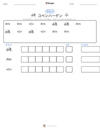 コペンハーゲン の印刷可能ワークシートプレビュー
