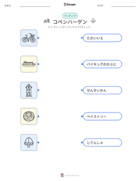 コペンハーゲン の印刷可能ワークシートプレビュー