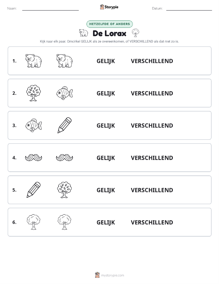 Zelfde of Verschillend