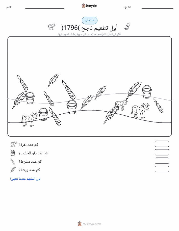 مشهد العد