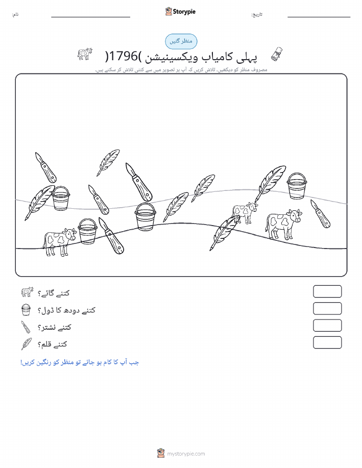 گنتی کا منظر