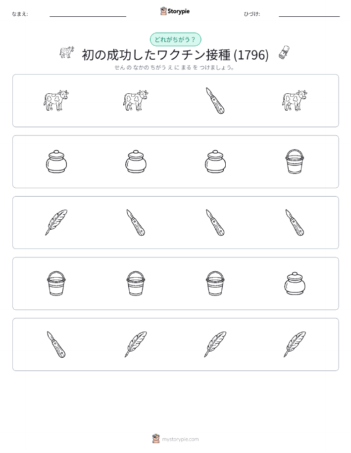 異なるものを見つけよう
