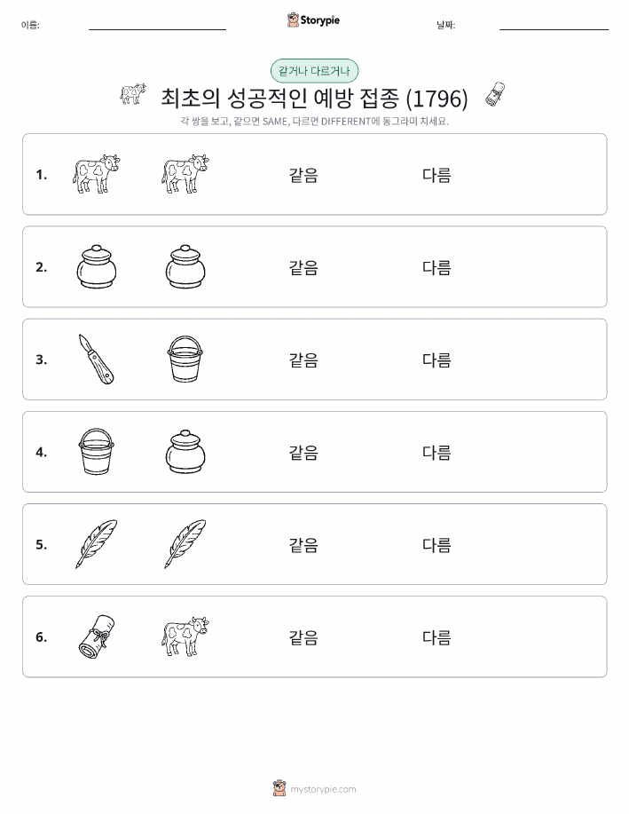 같은 것 또는 다른 것