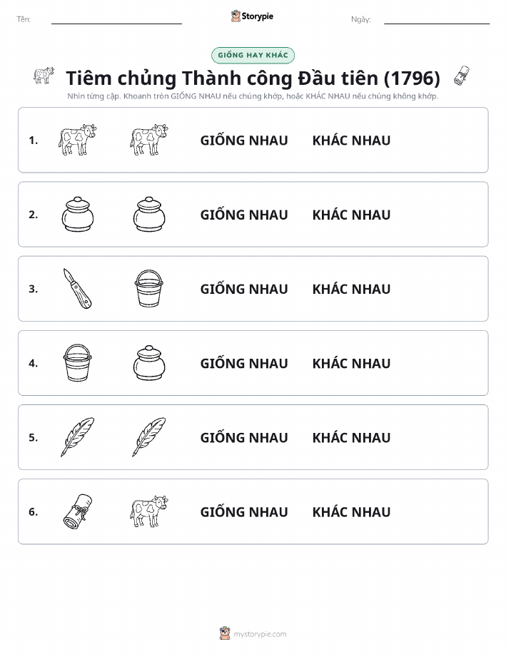 Giống Hay Khác