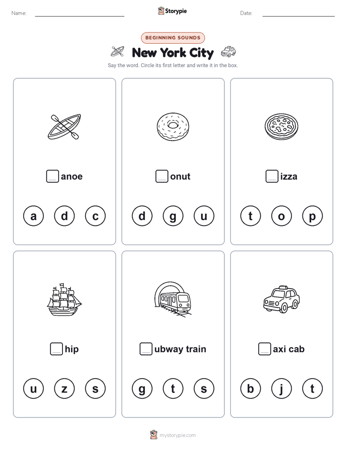 Beginning Sounds