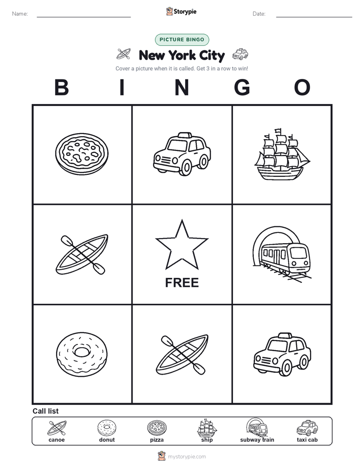 Picture Bingo