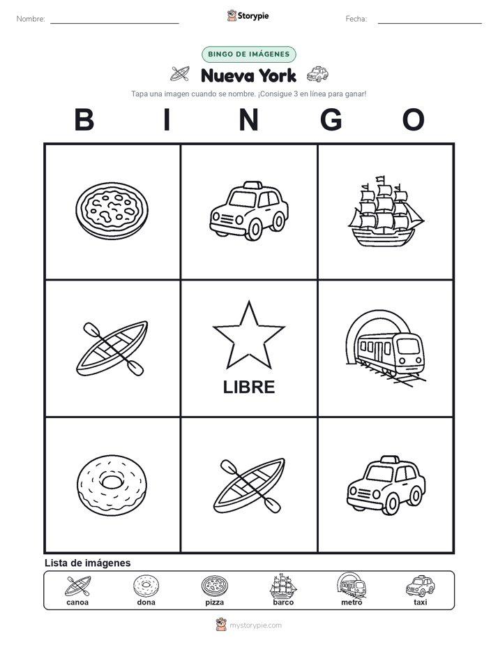 Bingo de Imágenes