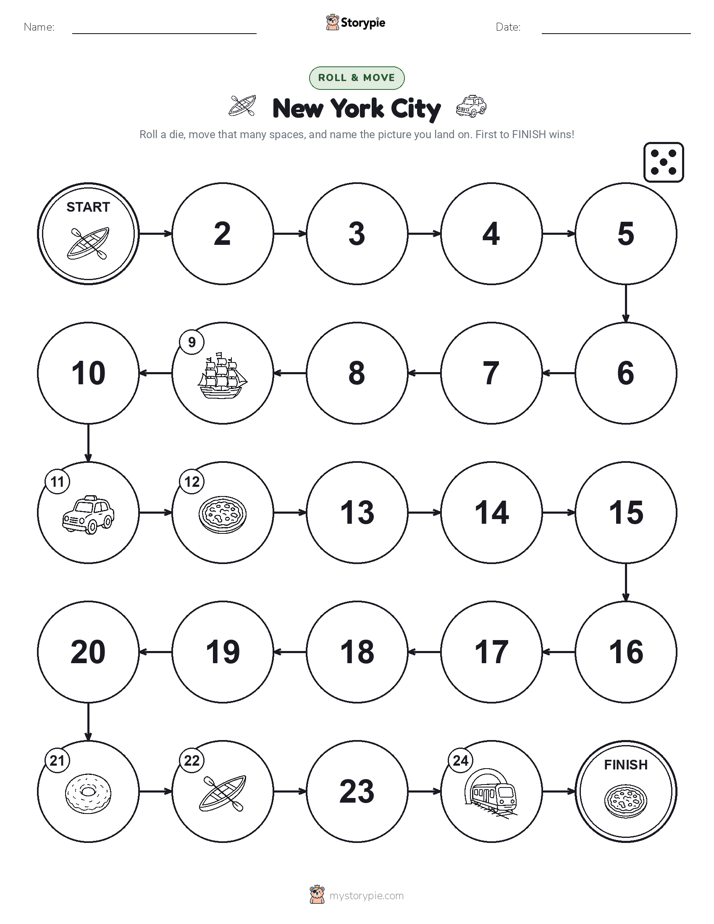 Roll & Move Game