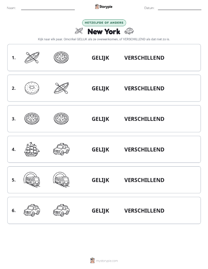 Zelfde of Verschillend