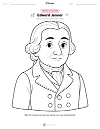 Prévia da folha de atividades imprimível Edward Jenner