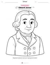 Edward Jenner yazdırılabilir çalışma sayfası önizlemesi