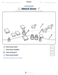 Edward Jenner printable worksheet preview