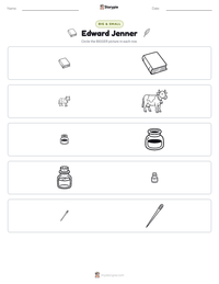 Edward Jenner printable worksheet preview