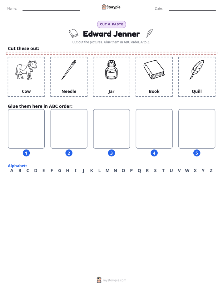 Cut & Paste Alphabet