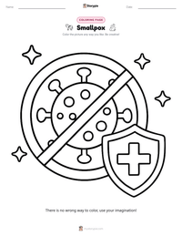 Smallpox printable worksheet preview
