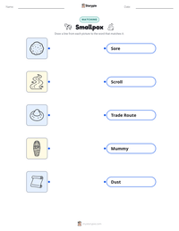 Smallpox printable worksheet preview