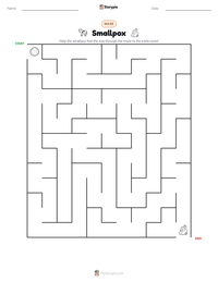 Smallpox printable worksheet preview