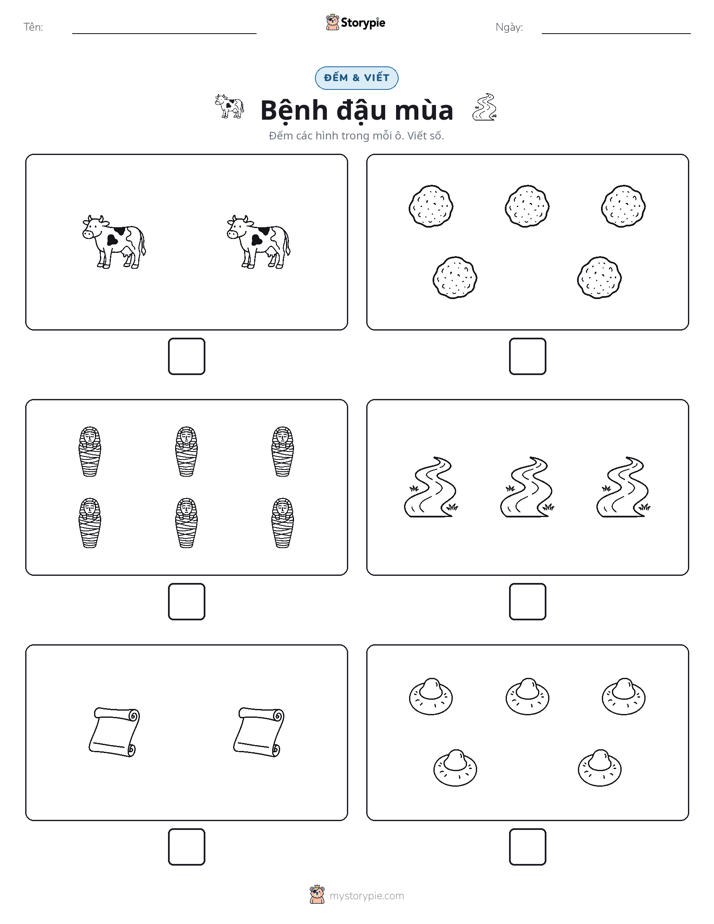 Đếm & Viết