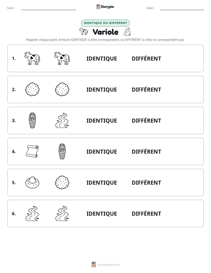 Identique ou Différent