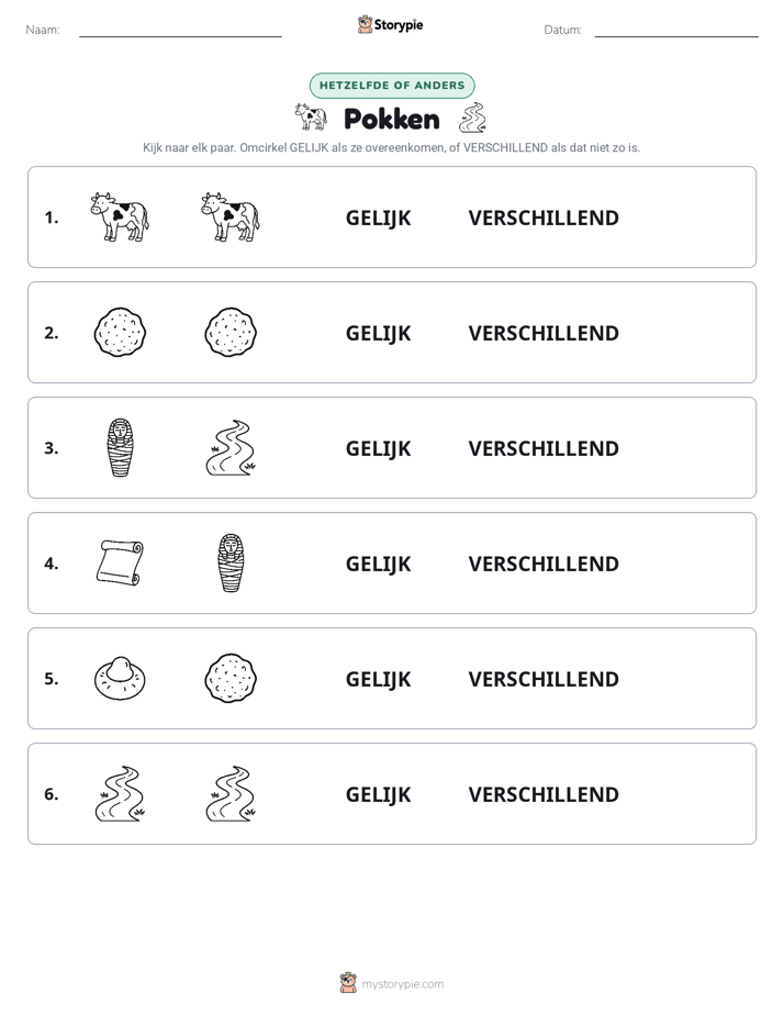 Zelfde of Verschillend