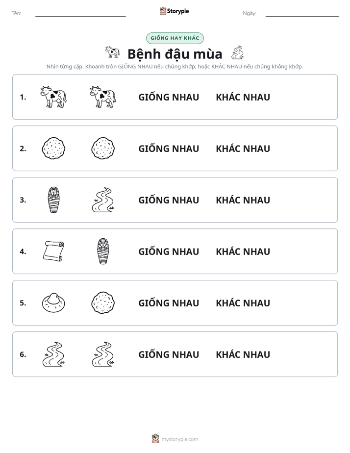 Giống Hay Khác