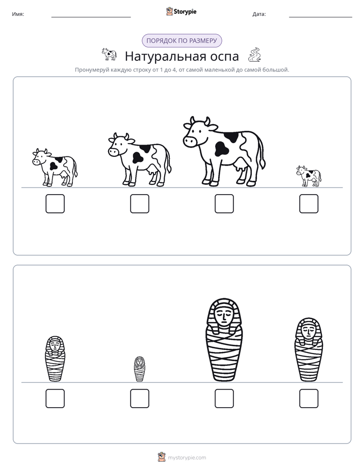 Размеры в порядке