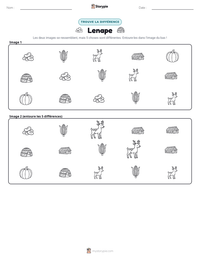 Aperçu de la feuille de travail imprimable Lenape