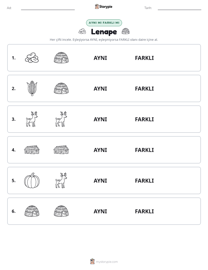 Aynı mı Farklı mı