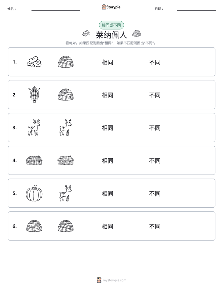 相同或不同