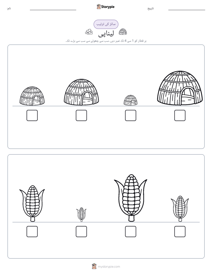 سائز کی ترتیب