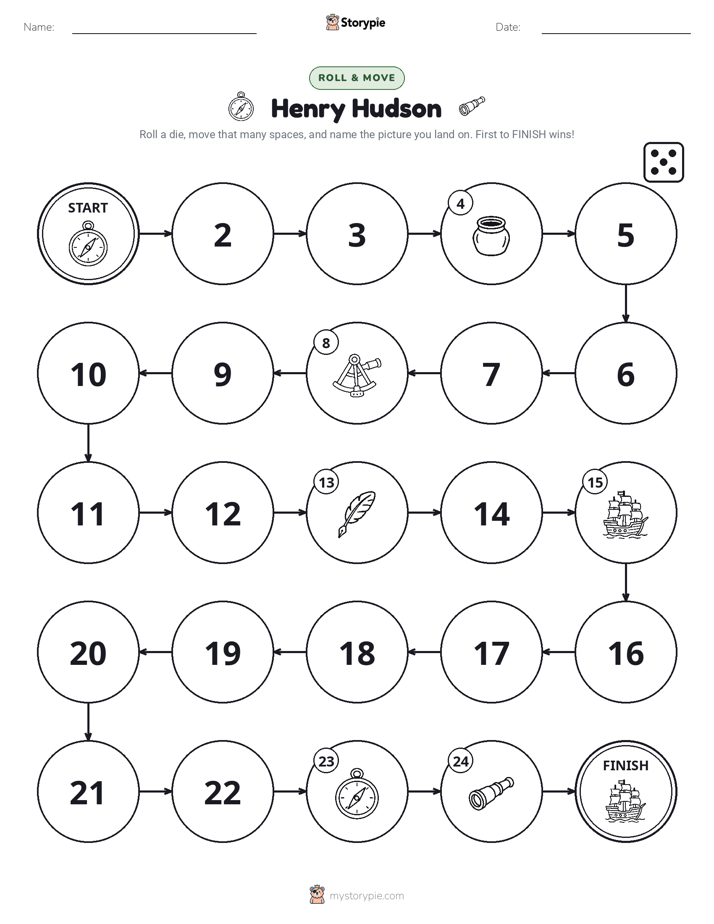 Roll & Move Game