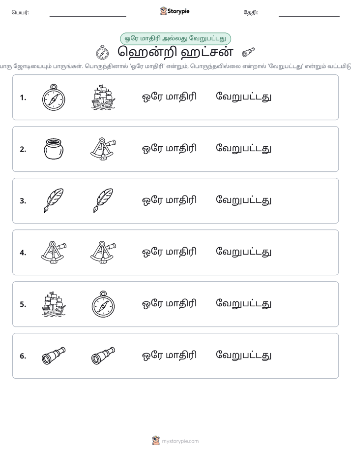அதே அல்லது மாறுபட்டது