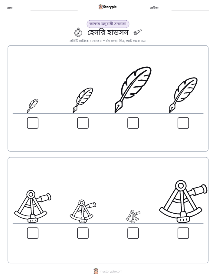 আকারের ক্রম