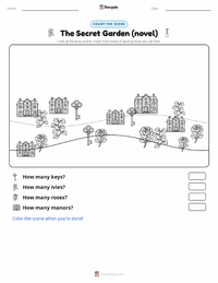The Secret Garden (novel) printable worksheet preview